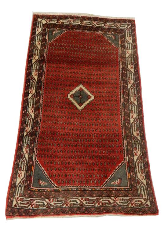 Appraisal: RUGS Modern Persian Serraban style scatter rug ' l x