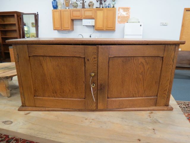 Appraisal: Oak File or Letter Cabinet long tall deep