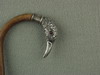 Appraisal: WALKING STICK - TH C SILVER MOUNTED LIGHTWEIGHT NATURAL WOODEN