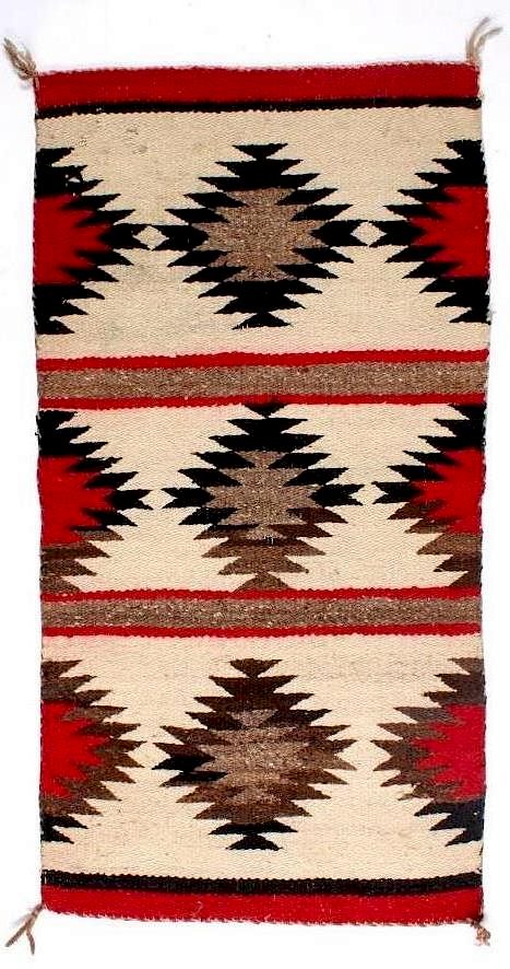 Appraisal: Navajo Native American Small Chinle Pattern Rug For your consideration