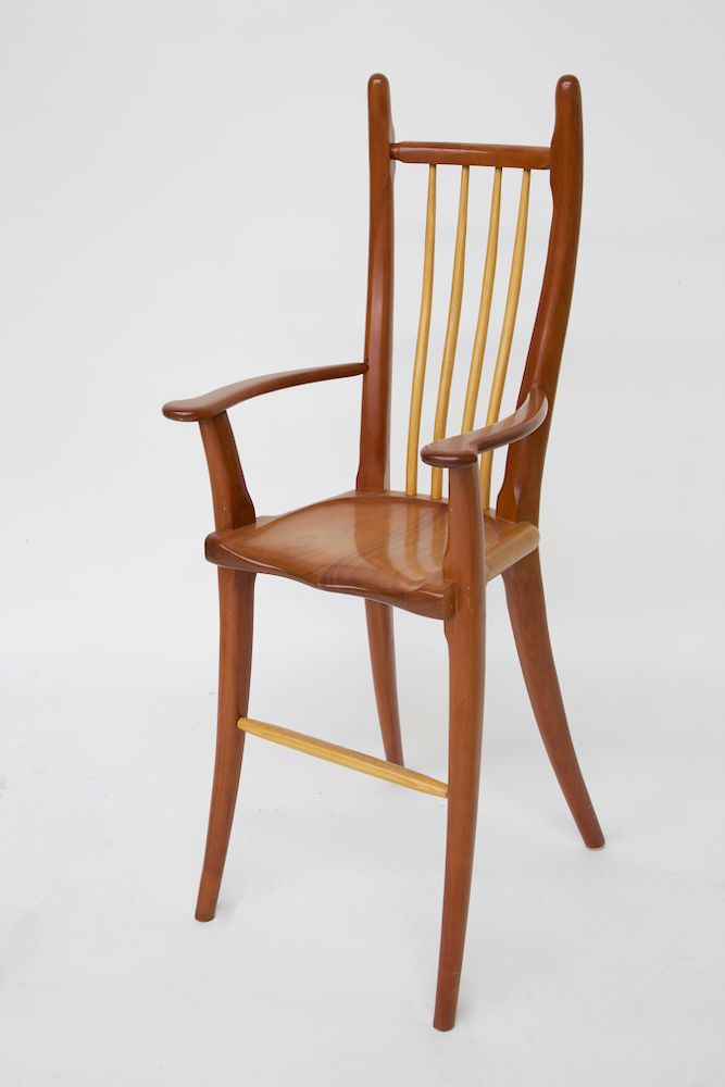 Appraisal: Stephen Swift Cherry and Ash Child's High Chair circa Stephen