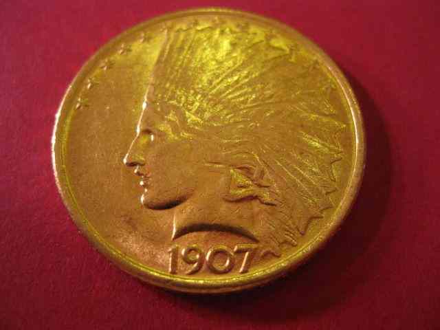 Appraisal: U S Indian Head Gold Coin choice uncirculated