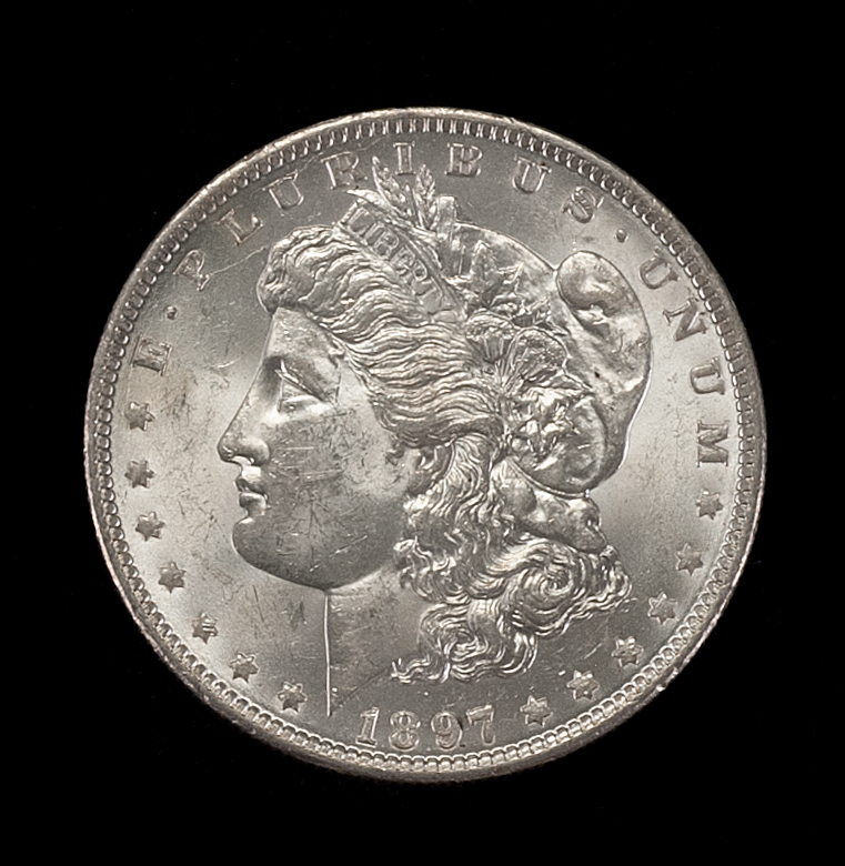 Appraisal: -O U S MORGAN SILVER DOLLAR