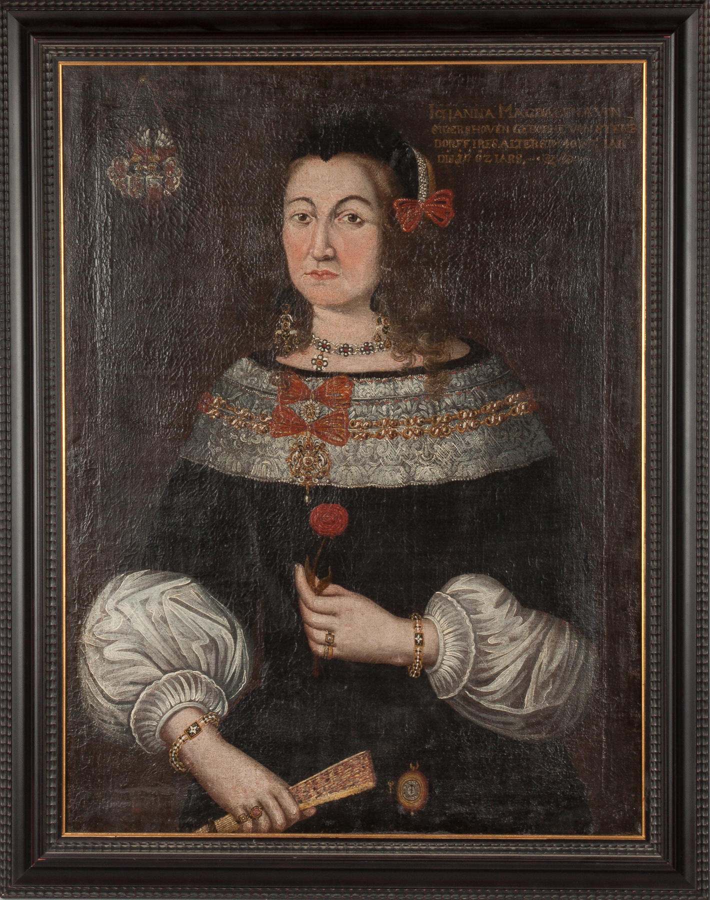 Appraisal: A Pair of Early Portraits Of Johanna Magdalena Von Sigershoven