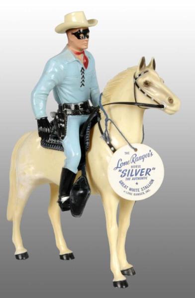 Appraisal: Hartland Horse and Lone Ranger Rider Description Plastic Includes original