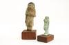 Appraisal: EGYPTIAN ANTIQUITIES - Faience Ushabtis a figure of a Pharaoh