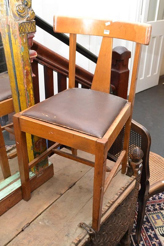 Appraisal: AN AUSTRALIAN EARLY OTH C DINING CHAIR