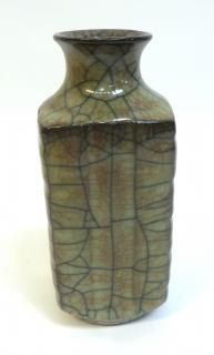 Appraisal: Ge Type Glaze Vase Ge Type Glaze Vase Ge style