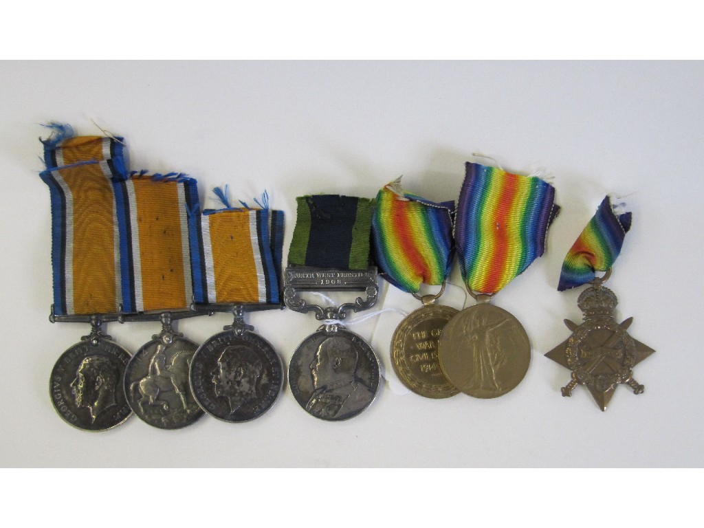 Appraisal: Lot comprising India General Service Medal Nth west frontier to