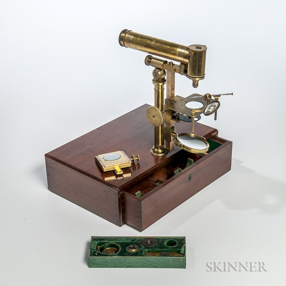 Appraisal: Charles Chevalier Universal Achromatic Microscope Charles Chevalier Universal Achromatic Microscope