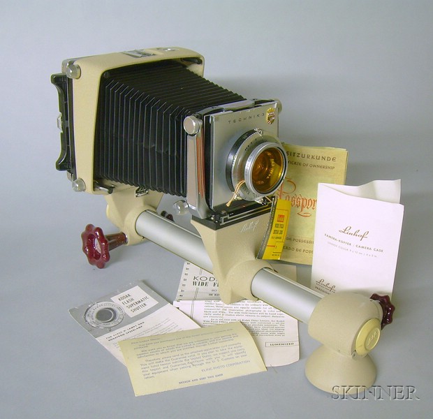 Appraisal: Linhof Color Camera Linhof Germany x cm monorail camera with