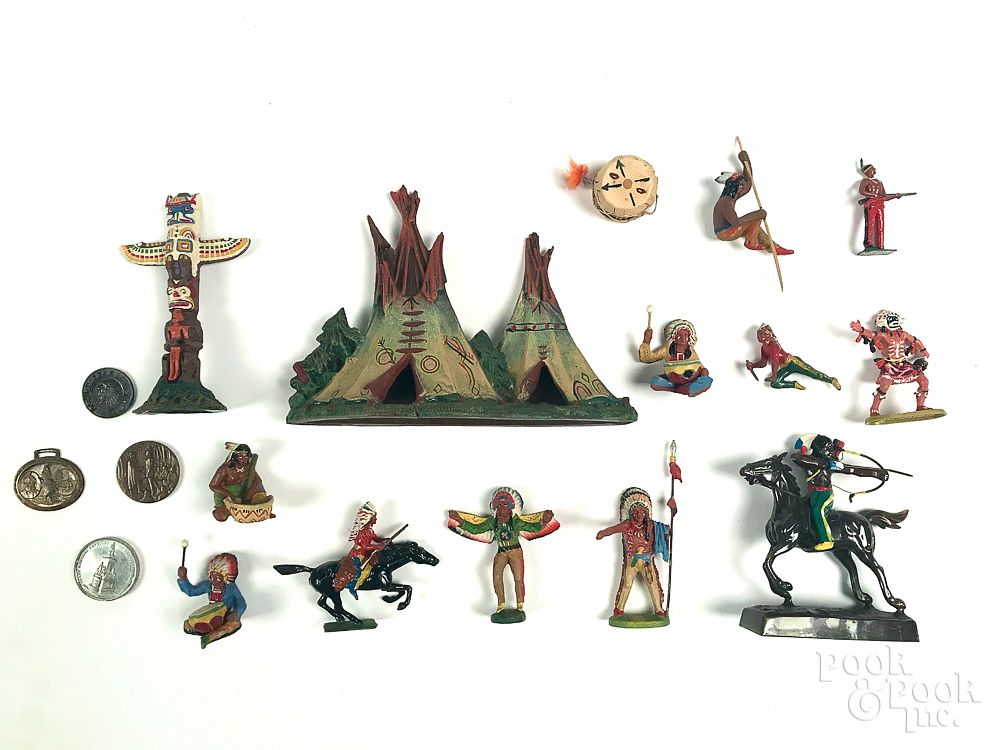 Appraisal: Large group of Native American decorative arts Large group of