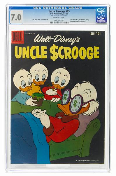 Appraisal: Carl Barks Private File Copies for Walt Disney s Uncle