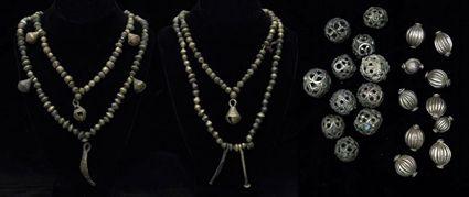 Appraisal: Assorted Indian Silver Brass and Other Metal Beads Provenance The