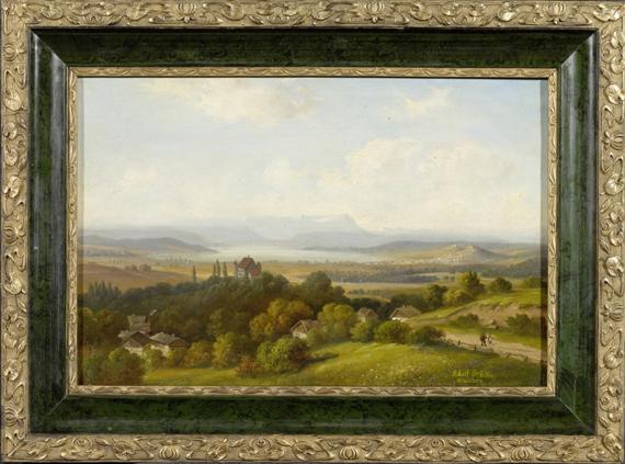 Appraisal: ST BLI ADOLF ATTRIBUTED TO Winterthur - Munich Landscape near