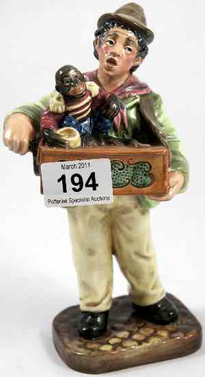 Appraisal: Royal Doulton Figure The Organ Grinder HN