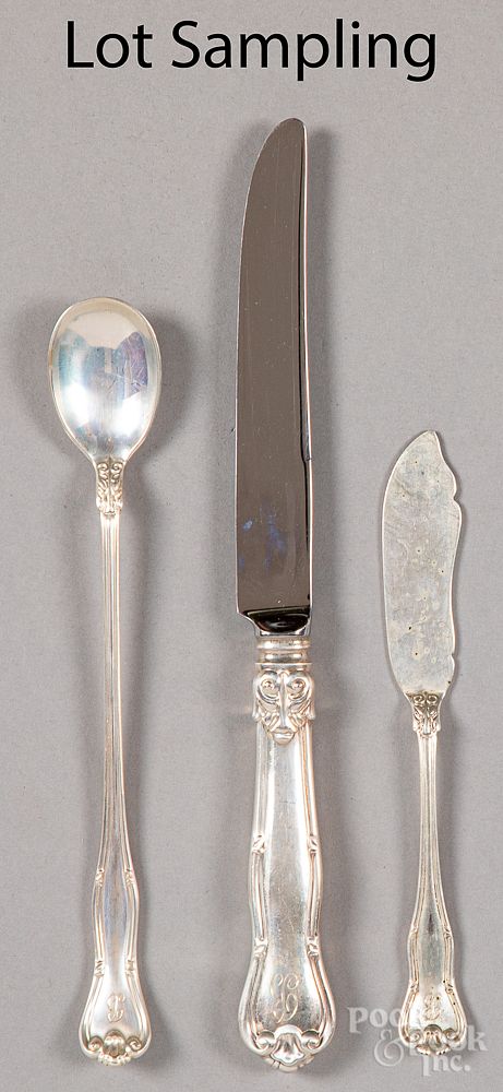 Appraisal: Tiffany Co sterling silver flatware Tiffany Co sterling silver flatware