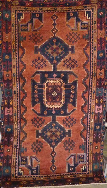 Appraisal: Persian Hamadan Rug hand knotted wool c s Size '