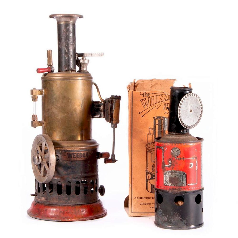 Appraisal: Two vintage model steam engines Two early th century model