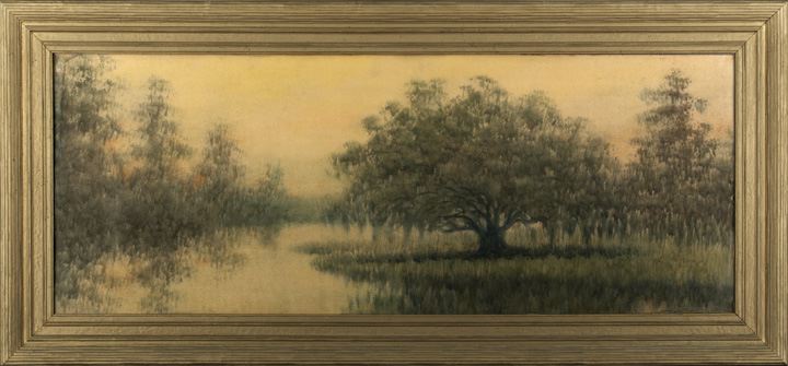 Appraisal: Alexander John Drysdale American New Orleans - Cypress Trees and