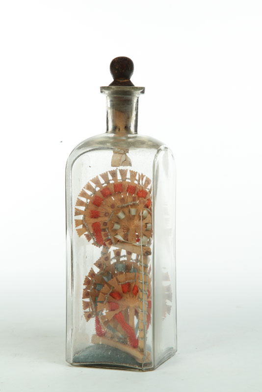 Appraisal: BOTTLE WHIMSEY Probably New York late th- th century glass