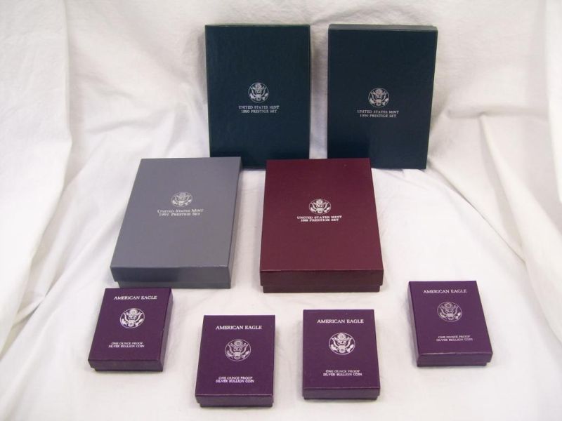 Appraisal: Proof Sets Includes - Prestige Sets - - Silver American