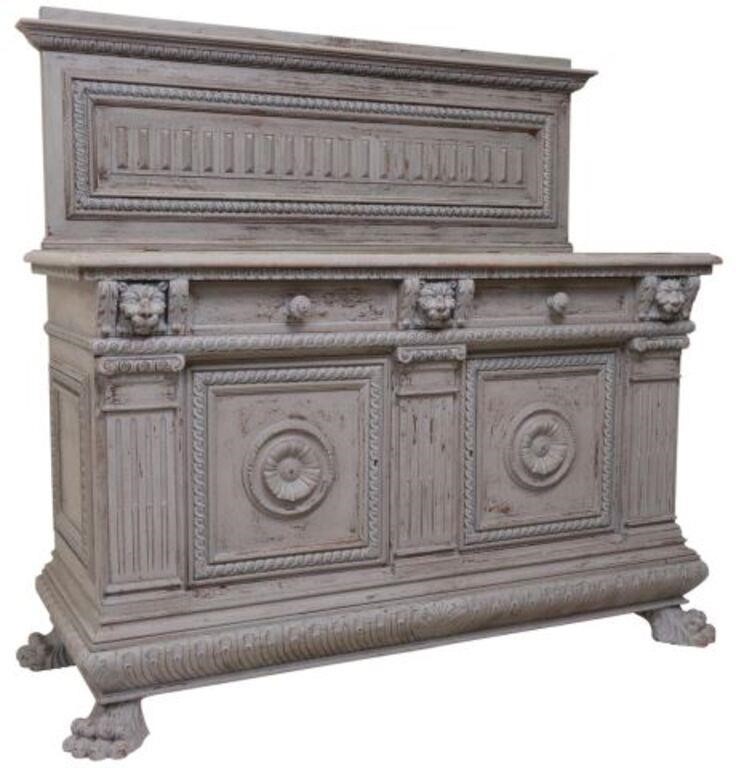 Appraisal: Italian Renaissance Revival sideboard early th c in a later