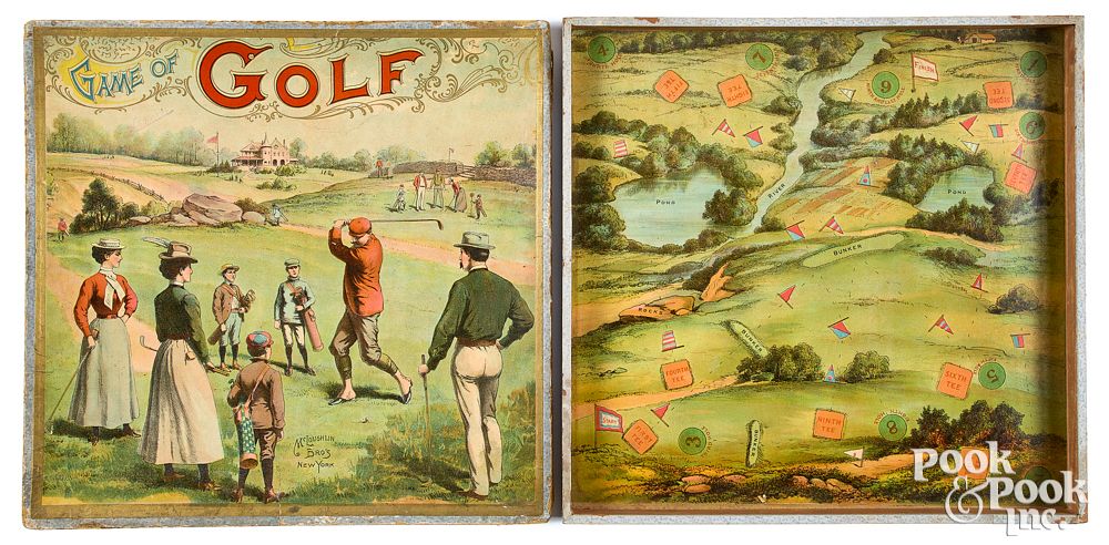 Appraisal: McLoughlin Bros Game of Golf ca McLoughlin Bros Game of