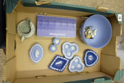 Appraisal: A Collection of Wedgwood items to include large jasperware bowl