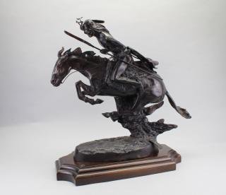 Appraisal: After F Remington Sculpture After F Remington Sculpture Sculpture of