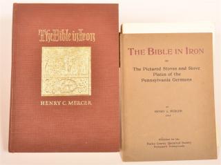 Appraisal: vols Mercer's Bible in Iron Mercer The Bible in Iron