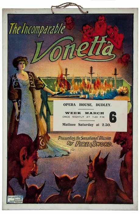 Appraisal: Vonetta Etta Paul Two pictorial show cards for The Incomparable