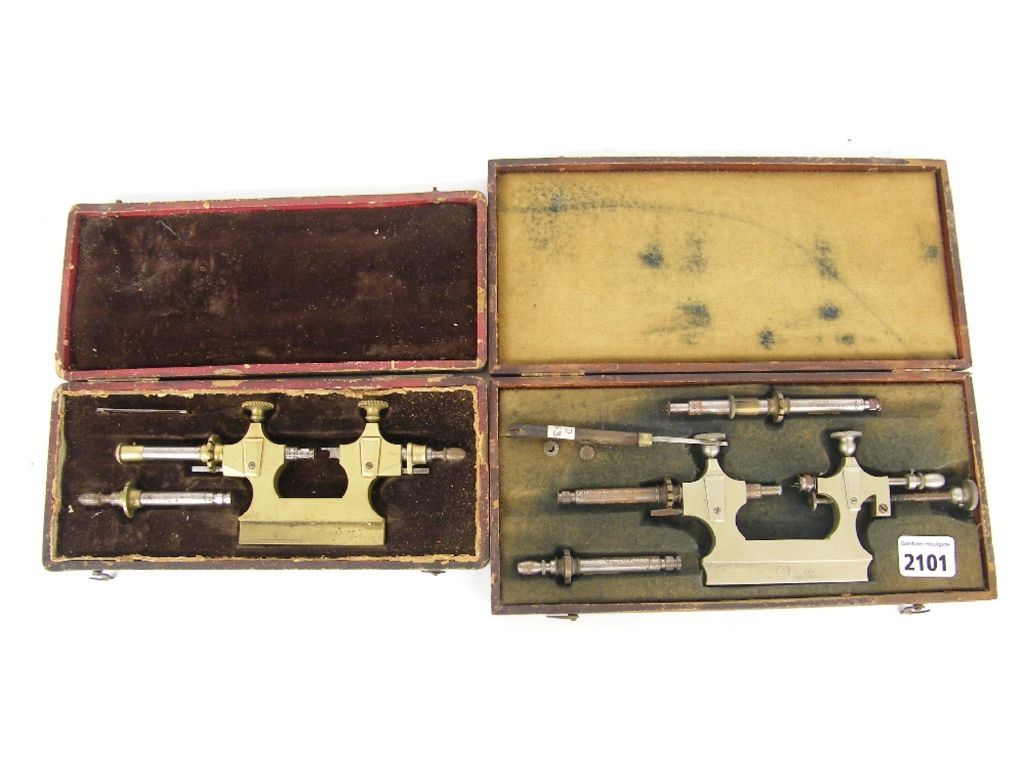 Appraisal: Two cased Jacot tools