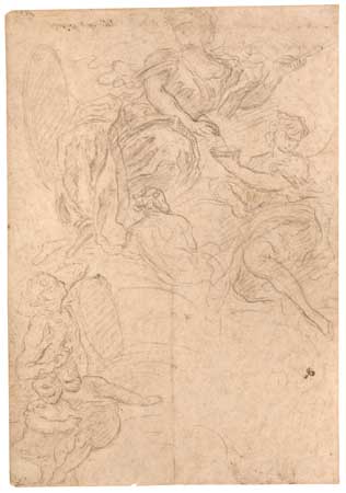 Appraisal: SEBASTIANO CONCA Italian - Study for Genius of the Arts