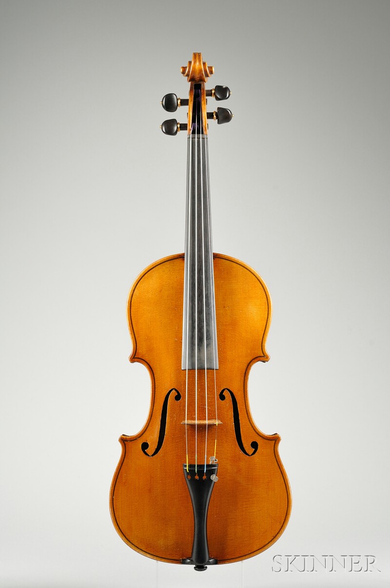 Appraisal: German Violin c labeled GUARNERIUS length of back mm