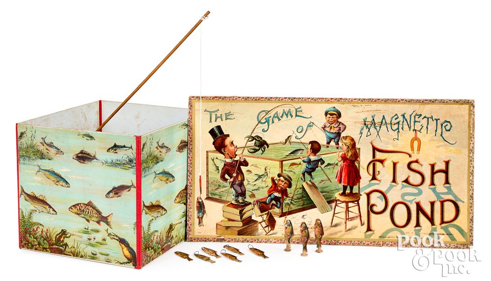 Appraisal: McLoughlin Bros Game of Magnetic Fish Pond McLoughlin Bros Game