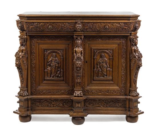 Appraisal: Sale Lot A Dutch Carved Oak Cabinet th century having