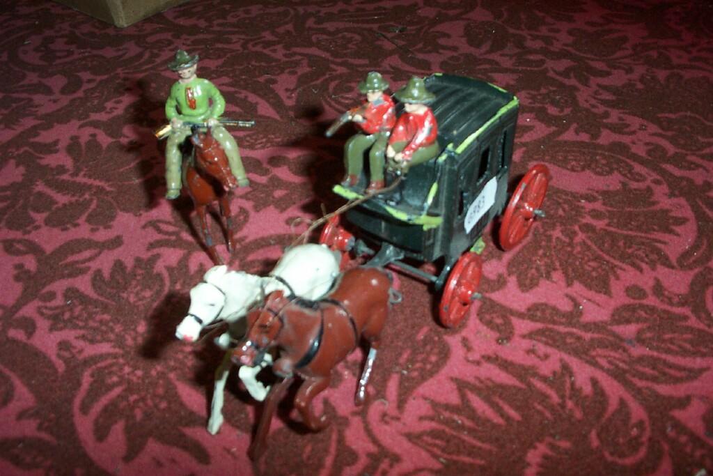 Appraisal: A Johilloo die cast model of a Wild West horse