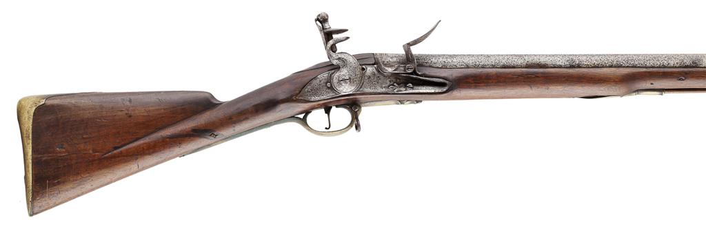 Appraisal: FLINTLOCK 'SHORT LAND' PATTERN BROWN BESS MUSKET DATED the banana