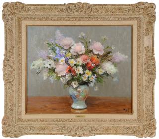 Appraisal: Marcel Dyf French - Lilas et Pivoines No signed lower