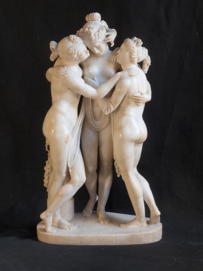 Appraisal: After Antonio Canova Italian - the three graces