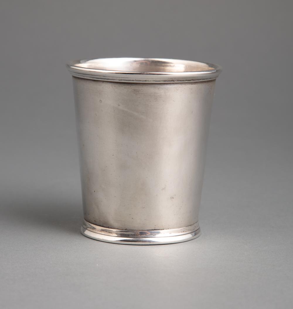 Appraisal: Kentucky Coin Silver Julep Cup ret William Kendrick Louisville act