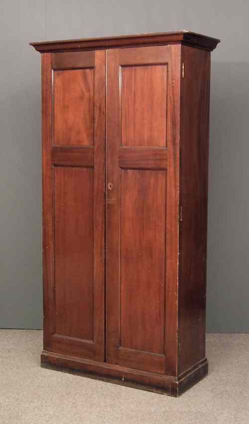 Appraisal: An early th Century mahogany cupboard of Georgian design with