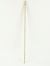 Appraisal: BATON - th C whale bone baton tapered faceted shaft