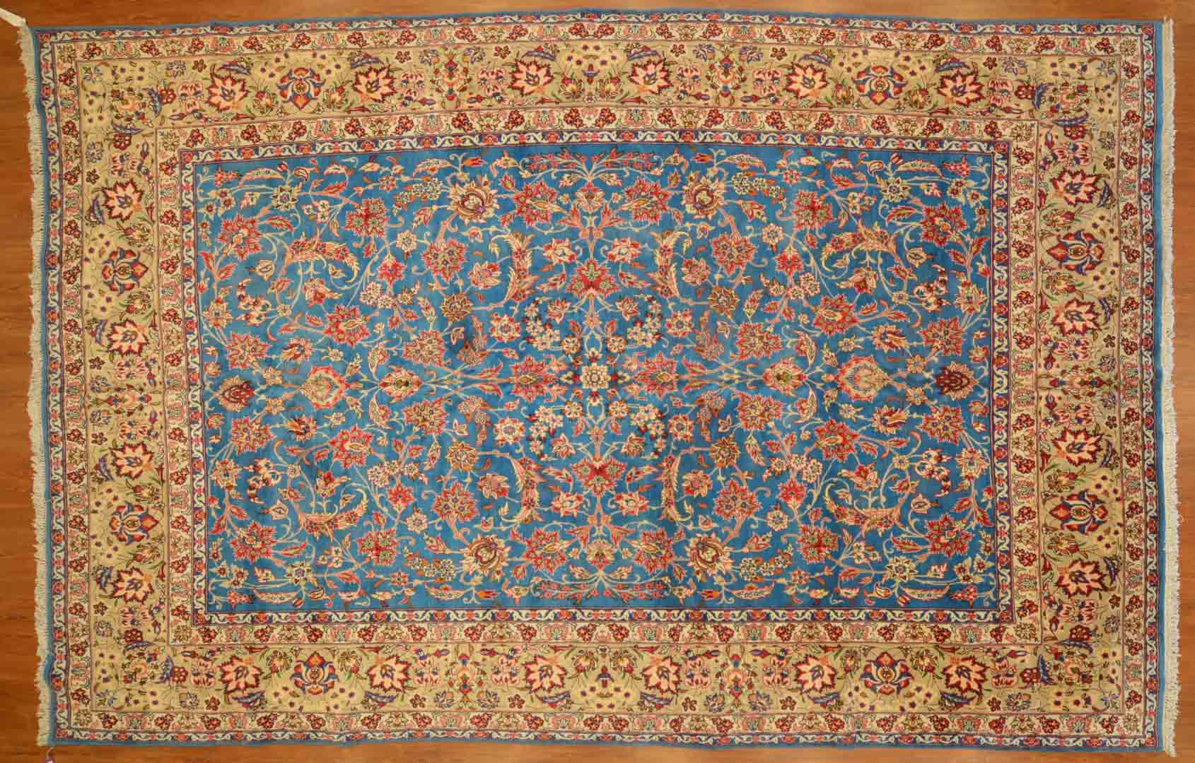 Appraisal: Persian Kerman carpet approx x Iran circa Condition Excellent condition