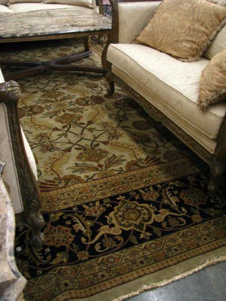 Appraisal: x India Silk and Wool Pile Rug original retail