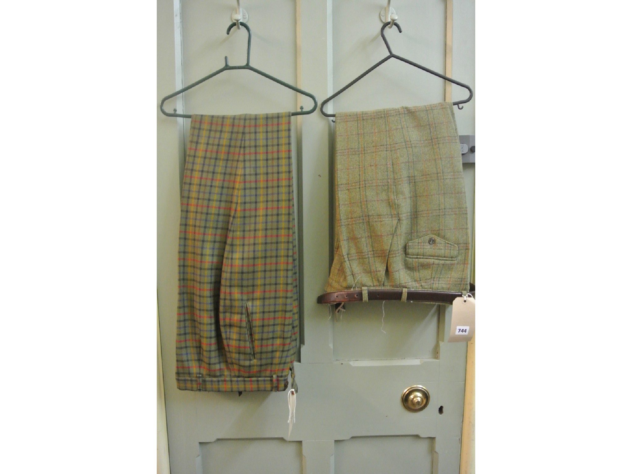 Appraisal: Seven pairs of country tweed and corduroy trousers by Daks