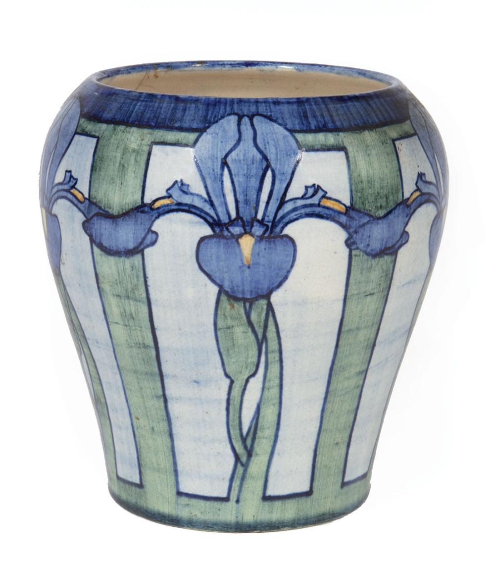 Appraisal: Newcomb College Art Pottery High Glaze Vase probably by Henrietta