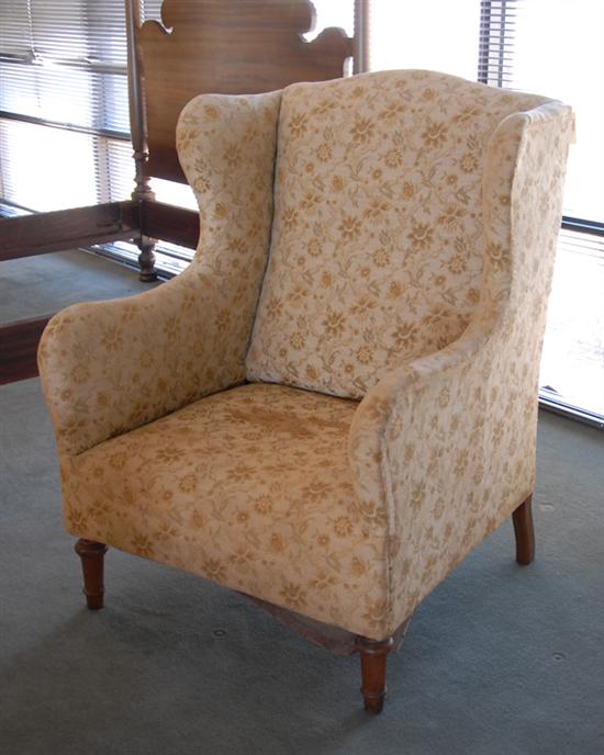 Appraisal: A th C Wingback Chair with turned Legs Missing a