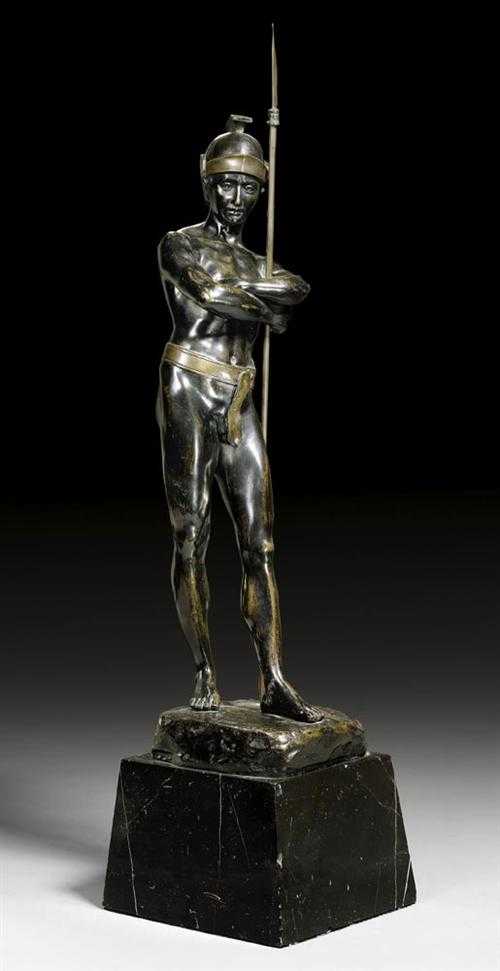 Appraisal: SCHMIDT-FELLING J Julius Schmidt-Felling active ca Germany circa Burnished bronze